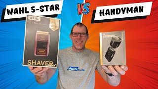 Shaver Battle Manscaped Handyman vs Wahl Professional 5Star [upl. by Aneled]