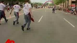 Raw Video Bastille Day Waiters Race [upl. by Recha365]