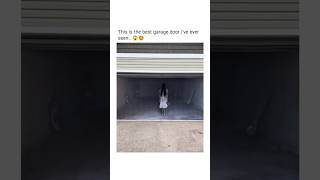 Forget Halloween thats a piece of art garagedoor halloween2024 texas halloween prank garage [upl. by Enitsenre]