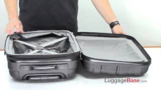 Samsonite Fiero 20quot Spinner  LuggageBasecom [upl. by Aidam]