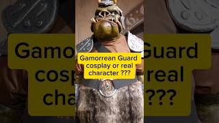 GAMORREAN cosplay or real STAR WARS character  starwars [upl. by Nioe23]