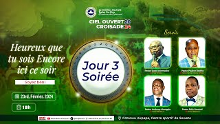 CIEUX OUVERTS RCCG COTONOU 2024  JOUR 3 SOIR [upl. by Haididej442]