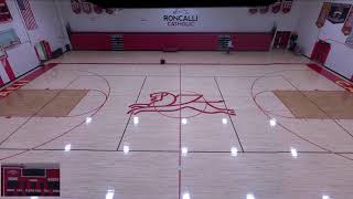 Roncalli Catholic High School vs Gross Catholic High School Mens JV Basketball [upl. by Yttik296]