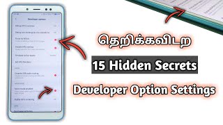 தெறிக்கவிடற Developer Options Secrets  15 Hidden Features of Android Mobile Developer Options [upl. by Norihs131]