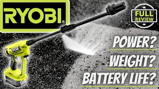 Ryobi 18v EZ CLEAN Cordless Power Cleaner Review  Battery Powered Pressure Washer  Car Detailing [upl. by Hesther633]