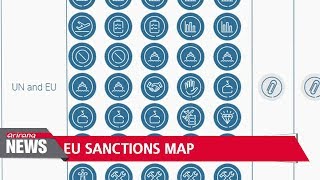 North Korea most sanctioned country by EU according to new online map [upl. by Akir867]