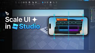 How To Scale UI In Roblox Studio Without Plugins [upl. by Oraneg]