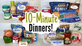 10 MINUTE MEALS  5 Quick amp TASTY Dinner Ideas  Best Home Cooked Recipes Made EASY  Julia Pacheco [upl. by Donnie]