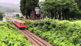 只見線回2420D キハ110135首都圏色＋キハ110223東北地域本社色 [upl. by Whittaker5]