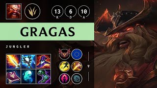 Gragas Jungle vs Taliyah Dominating  EUW Grandmaster Patch 1422 [upl. by Nnylyt462]