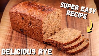 How to Make Easy NoNonsense Rye Bread That Will Stay Fresh for Days [upl. by Amelie]