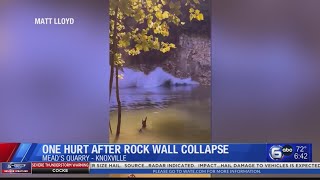 Quarry Closed After Rock Collapse [upl. by Ruford]