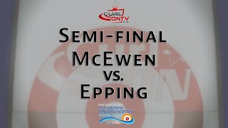 2023 ONTARIO PROVINCIAL MENS TANKARD  Epping vs McEwen [upl. by Naleag]