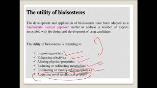 Bioisosterism in medicinal chemistry [upl. by Scoter336]