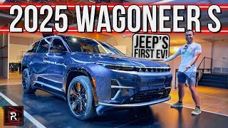 The 2025 Jeep Wagoneer S Is An Upscale Electric Grand Cherokee Sized Premium SUV [upl. by Burne]