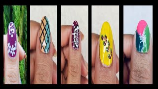 Thumb nails tutorials 💅🏻💅🏻 ✨ nailsart ideas 💡🎨💅🏻🖌️ [upl. by Ellinet421]