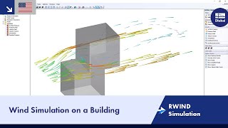 RWIND Simulation  Wind Simulation on Building [upl. by Ardnalak375]