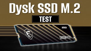 Test dysku SSD M2  MSI Spatium M390 [upl. by Okikuy]