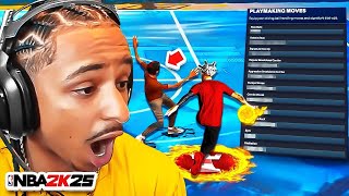 NBA 2K25 BEST DRIBBLE MOVES  COMBOS REVEALED • ULTIMATE DRIBBLE CHEESE TUTORIAL HANDCAM [upl. by Nevur649]