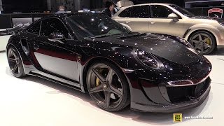 2016 Porsche 911 Turbo S Topcar Stinger  Exterior Walkaround  2016 Geneva Motor Show [upl. by Mikiso]