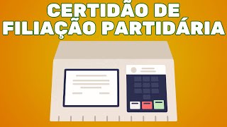 COMO CONSULTAR A SITUAÇÃO DA CERTIDÃO DE FILIAÇÃO PARTIDÁRIA TIRAR CERTIDÃO DE FILIAÇÃO PARTIDÁRIA [upl. by Dixil]