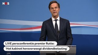 LIVE Persconferentie premier Rutte over besluit verhuizing Unilever [upl. by Mumford]