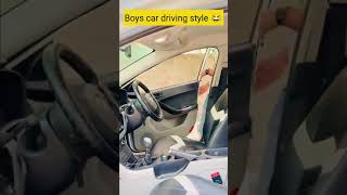 Girls 👧 vs Boys 👦 Car driving style 😂comedy funny shorts ytshorts pcmvlogs580 [upl. by Aehs]