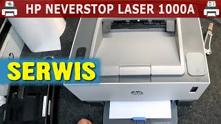 HP NEVERSTOP LASER 1000A 🖨️ Serwis [upl. by Kenwrick924]