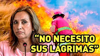 DINA SE BURLA DE LOS QUE LLORAN POR LOS INCENDIOS FORESTALES [upl. by Coltson]