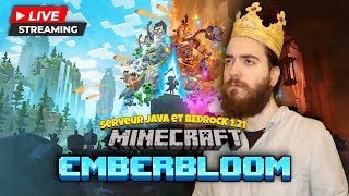 Rediff Live FR🔴 MINECRAFT Emberbloom notre SERVEUR en 121 JAVA et BEDROCK  21 [upl. by Ainehs777]