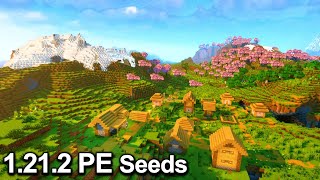 TOP 3 BEST MINECRAFT 12121 PE SEEDS BEDROCK Seeds Minecraft 12121 Bedrock [upl. by Aneladgam]