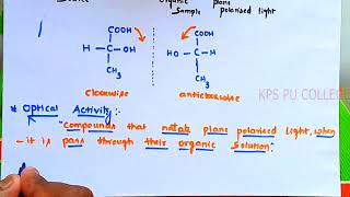 11 Stereochemical aspects Chiral carbon and enantiomers stereochemical aspects of SN1 and SN2 rxn [upl. by Attelrahc142]