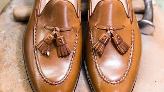 Horween Shell Cordovan Hand Sewn Shoes · CARMINA SHOEMAKER [upl. by Summers]