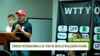 Torneos internacionales de tenis de mesa se realizarán en Rgro [upl. by Trebron]