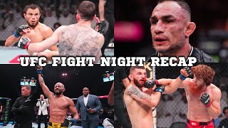 Umar defeated Cory  UFC Abu Dhabi recap [upl. by Viridis853]