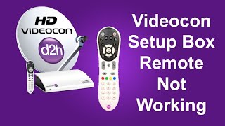 Videocon D2H setup box RF remote pairing [upl. by Alyak103]