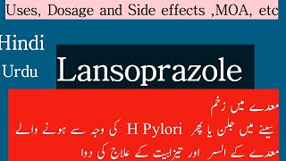 Lansoprazole Uses Dosage side Effects etc in UrduHindi Prevacid 30mg Lanzol Qpro [upl. by Ahsitaf]