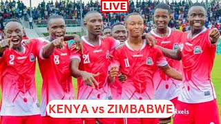 LIVE KENYA vs ZIMBABWE GAME MATCH  HARAMBEE STARS UNDER 20 GAME [upl. by Orips]