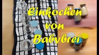 Babybrei einkochen [upl. by Eciuqram]