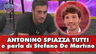 GFVIP 7 Antonino Spinalbese spiazza tutti e parla di Stefano De Martino [upl. by Dlareme812]