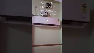 Ad in voltas AC Why show Ad in temperature display panel How to fix Ad [upl. by Naehgem]