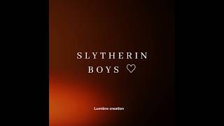 Slytherin boys harrypotter lyricvideo reels [upl. by Iel]