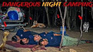 Night camping In Dangerous Forest😱  Leopard Attacked Us  100 Real [upl. by Allister690]