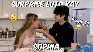 FIRSTTIME KO MAG LUTO Surprising Sophia [upl. by Getter568]