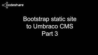 How to build a site with Umbraco  Part 3  Document Types [upl. by Rese]