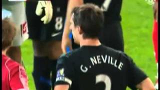 Gary Neville Red Card v Barnsley [upl. by Takeshi]