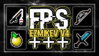 MINECRAFT PVP TEXTURE PACK  EZMIKEV PRIVATE PACK V4 DEFAULT EDIT UHC FPS [upl. by Oznol]