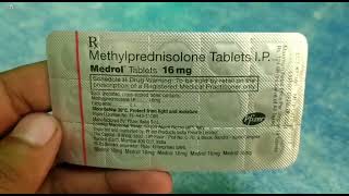 Medrol 16mg Tablet  Methylprednisolone 16mg Tablet  Medrol 16mg Tablet Uses Benefit Review Hindi [upl. by Idoc]