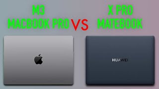 M3 Macbook Pro vs Huawei MateBook X Pro  Full Specs Compare Laptops [upl. by Mahsih623]