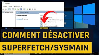 Comment désactiver Superfetch SysMain dans Windows 10 [upl. by Epifano]